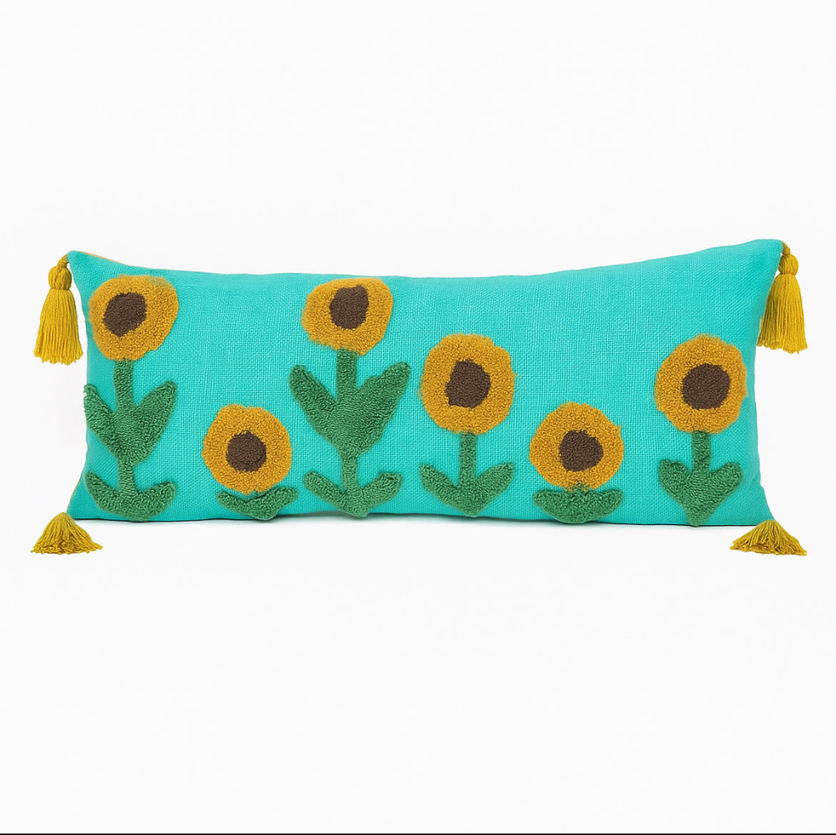 Teel Green Sunflower Lumbar