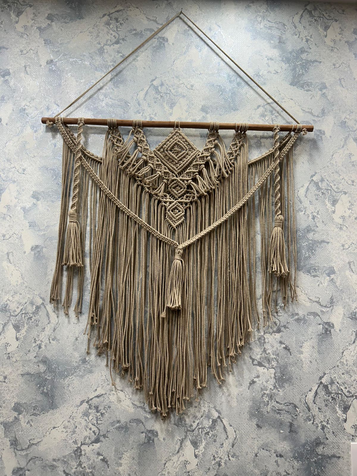 Macrame Beige Wall Hanging