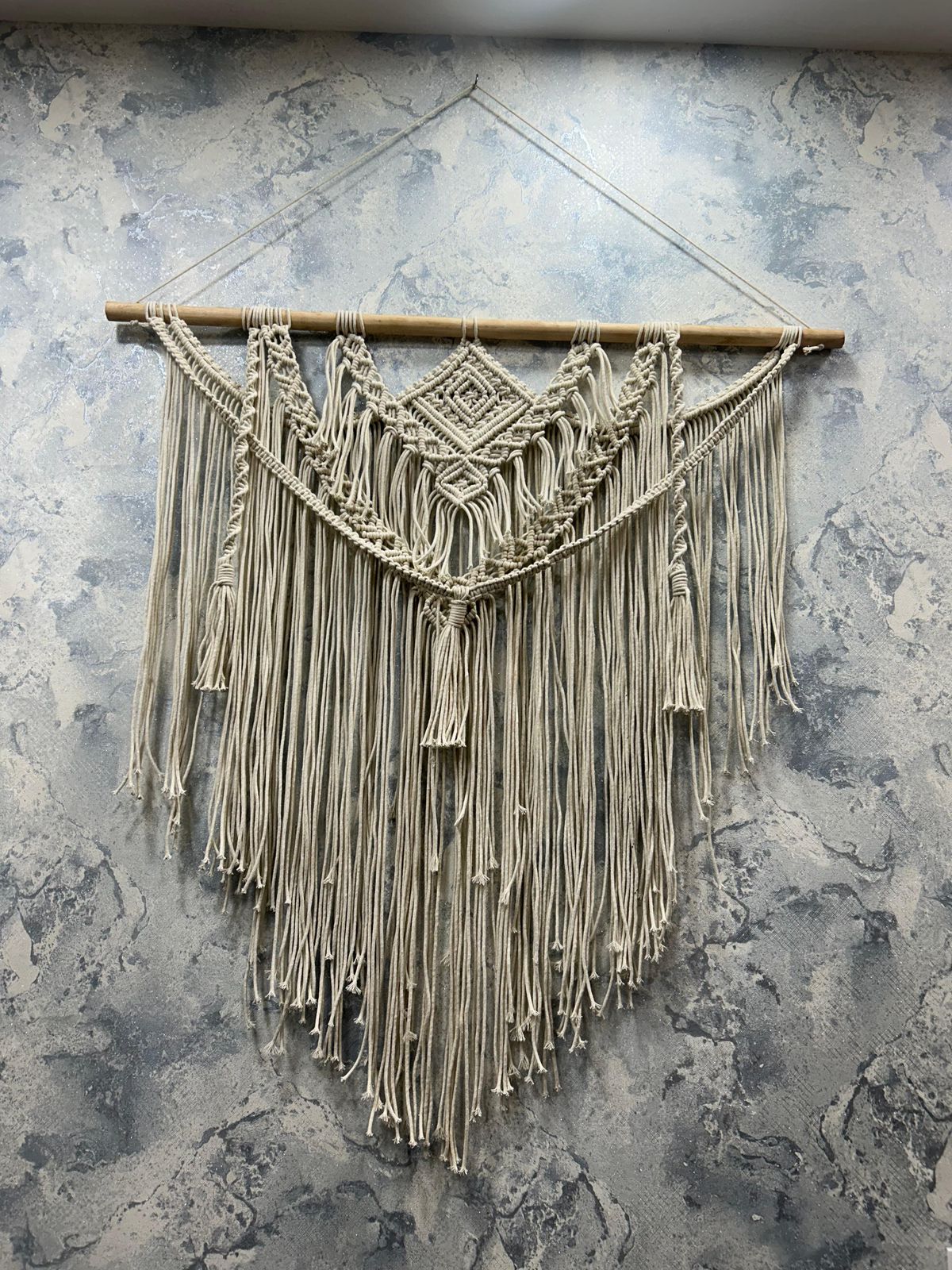 Macrame Off White Wall Hanging
