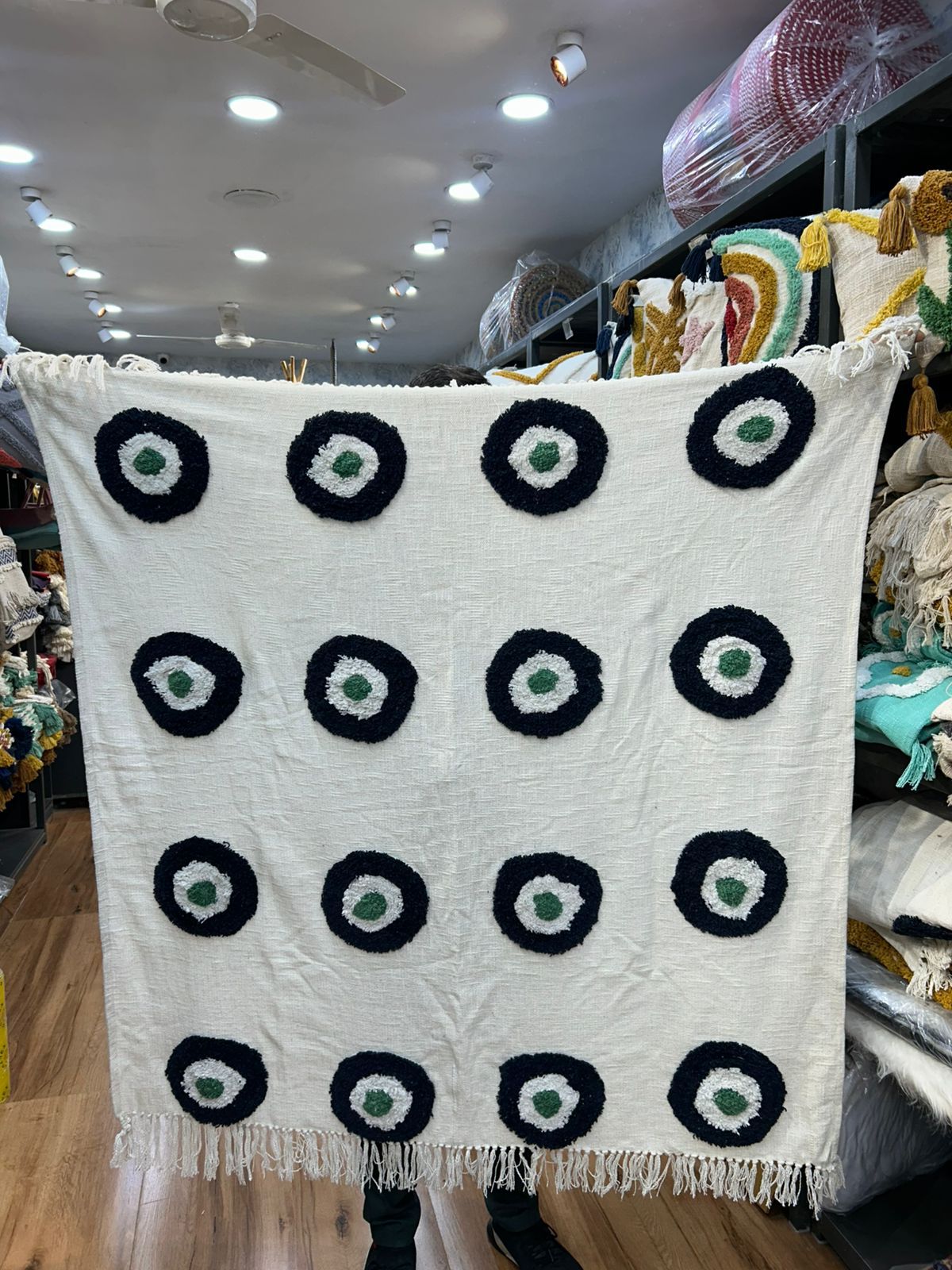 Evil Eye Sofa Throw
