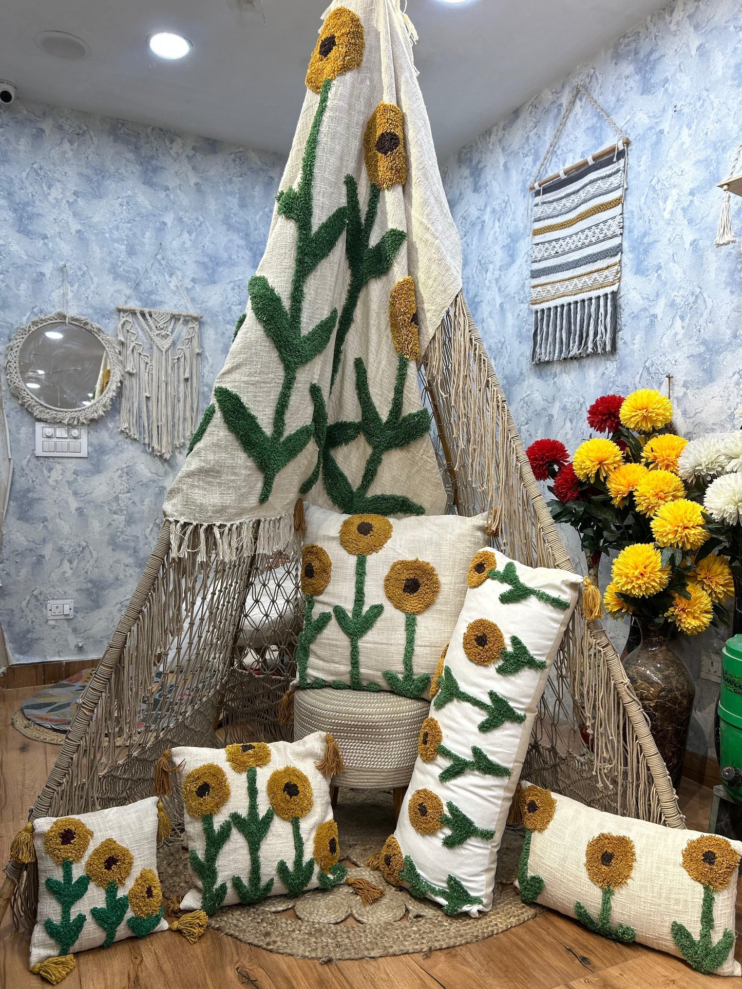 Sunflower Cushion Set