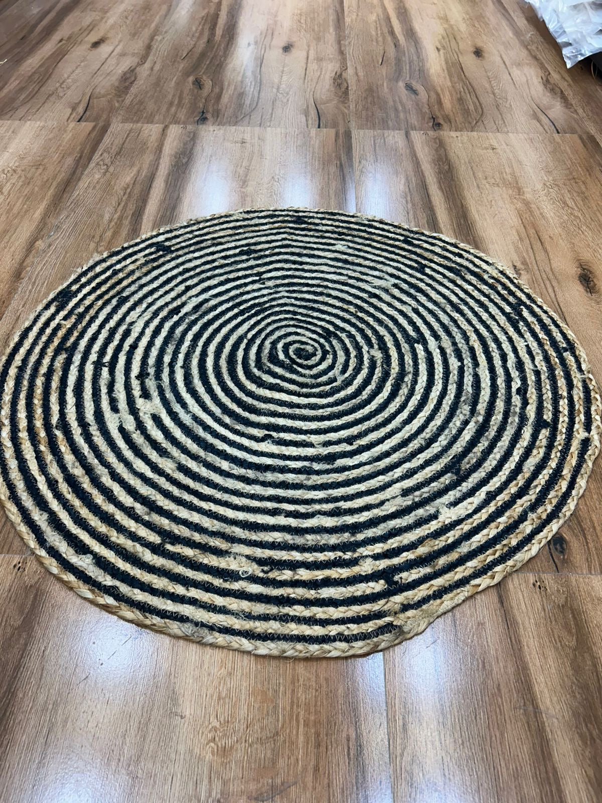 Black Jute Rug