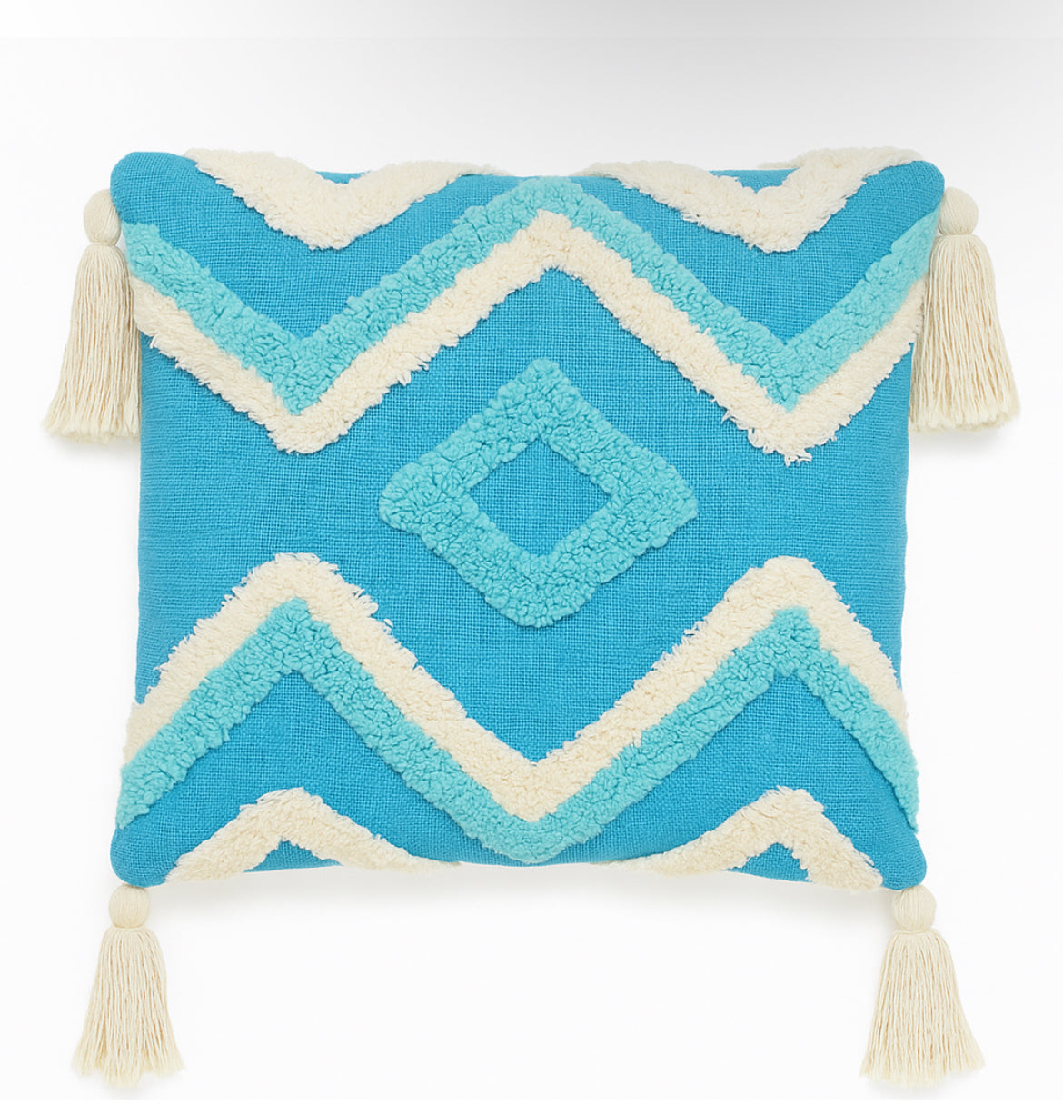 Blue Diamond Cushion Cover