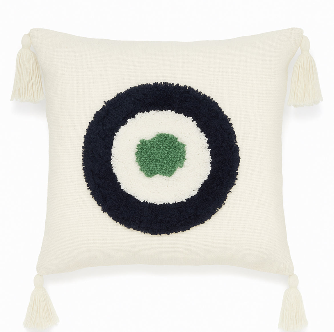 Evil Eye Blue White Cushion Cover