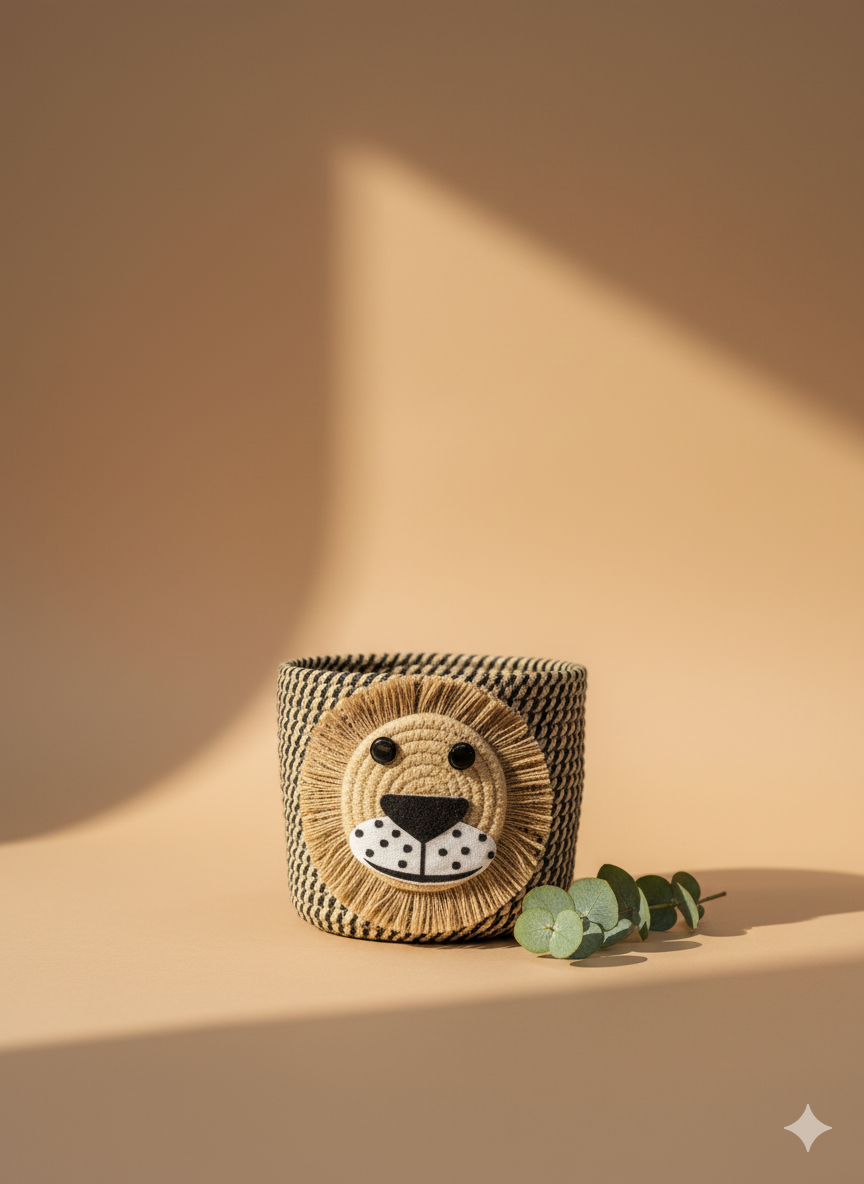 Tiger Planter Basket