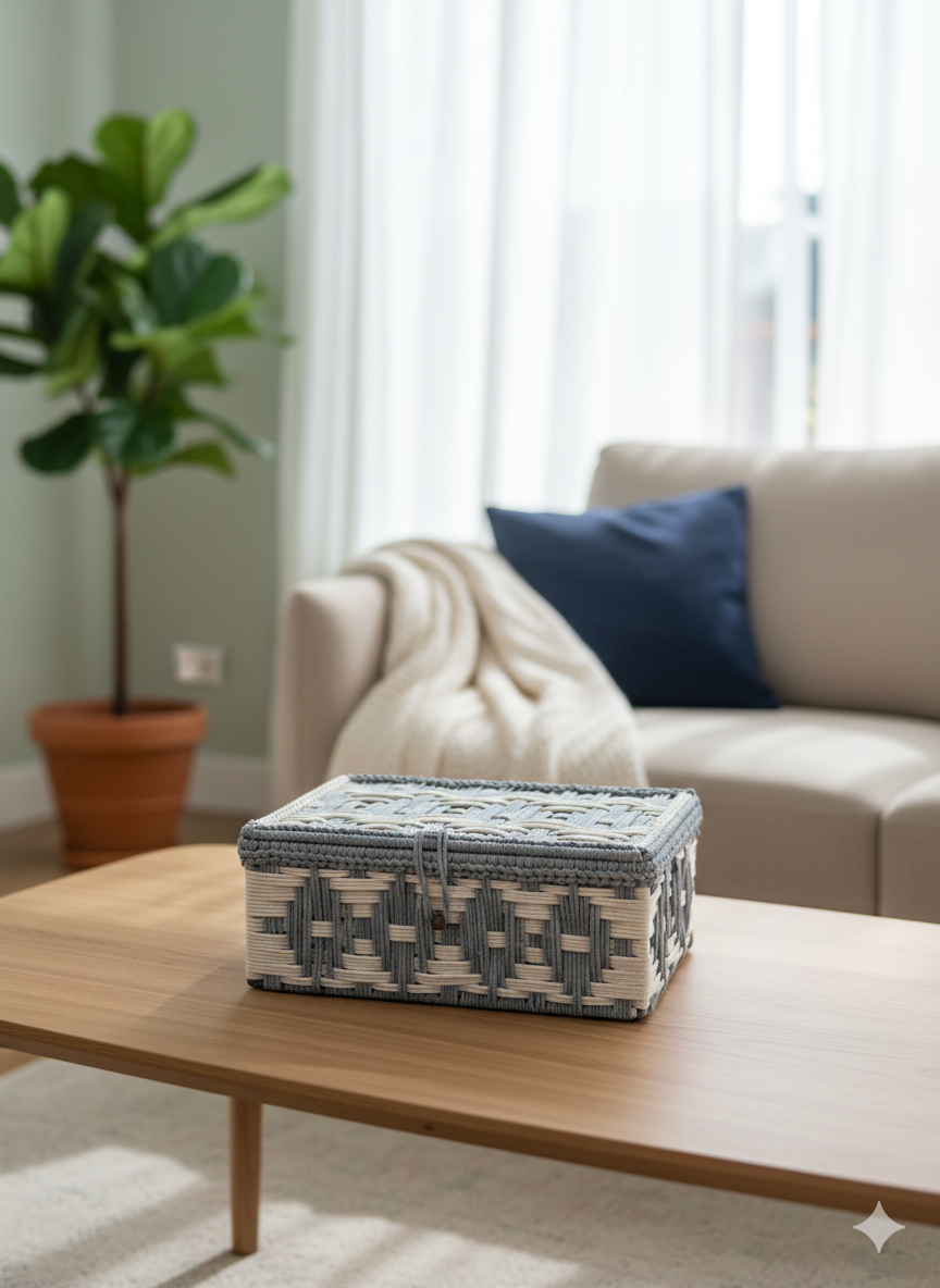 Organiser Basket with Lid