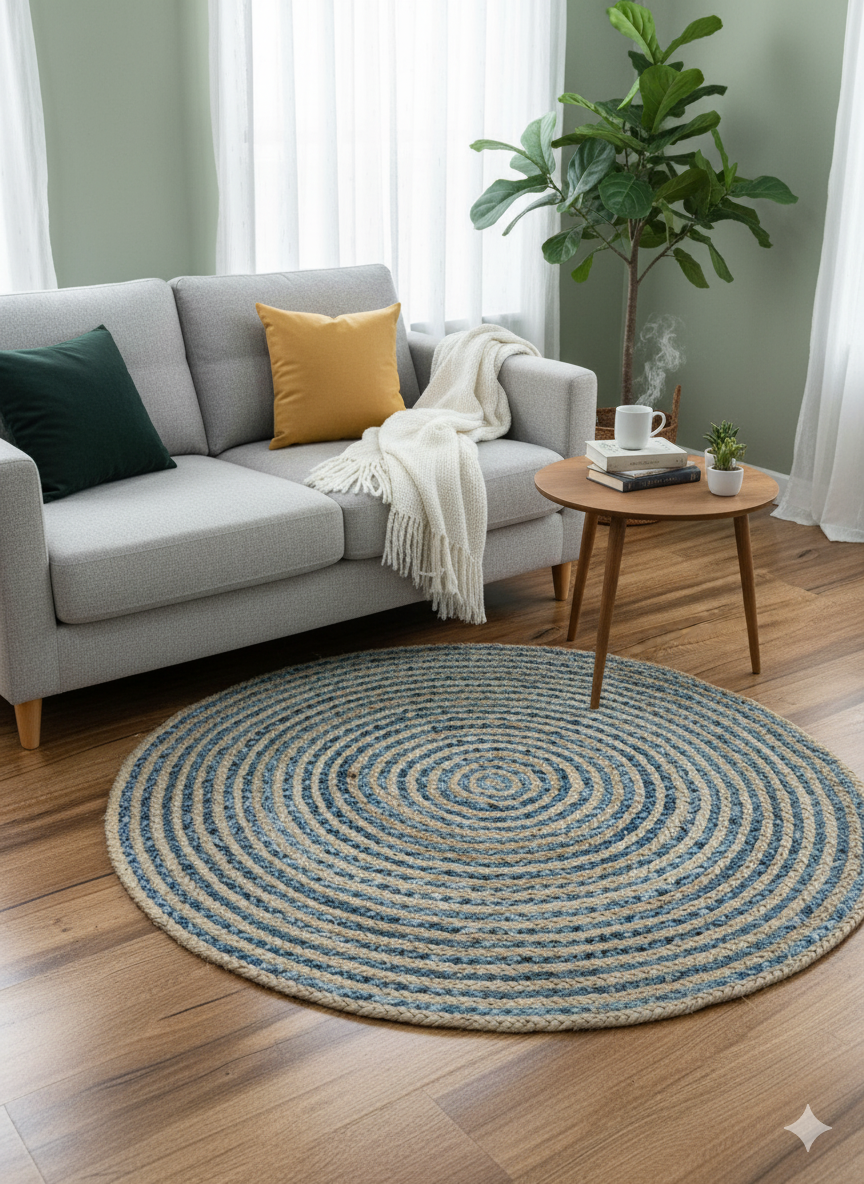 Denim Jute Rug