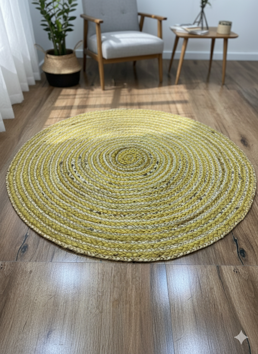 Mustard Jute Rug