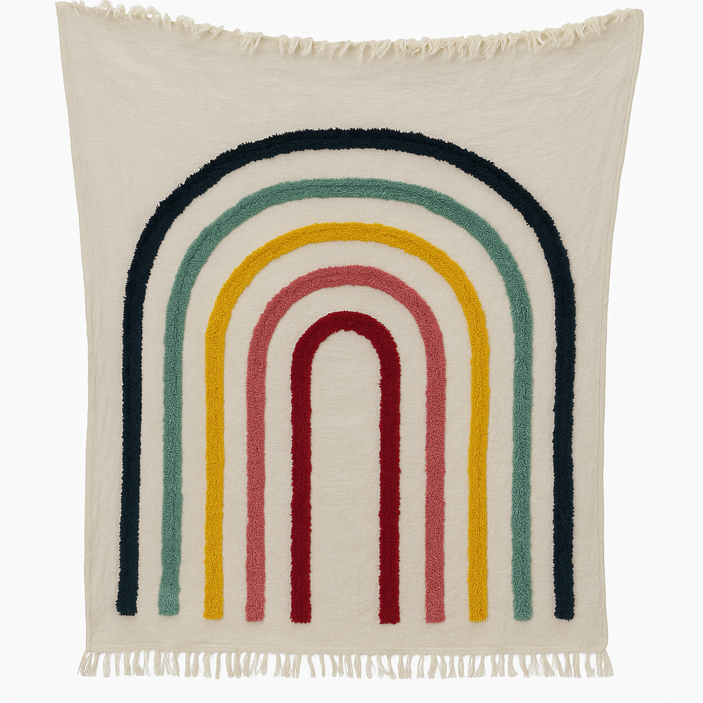 Rainbow Sofa Throw