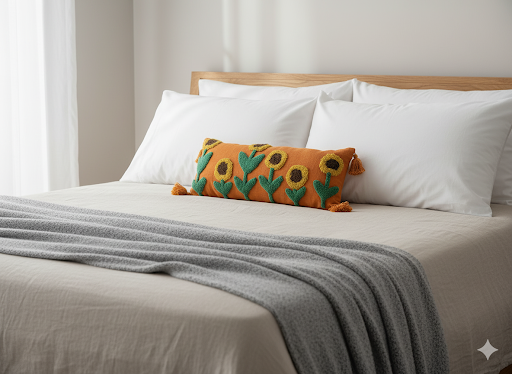 Rust Sunflower Lumbar