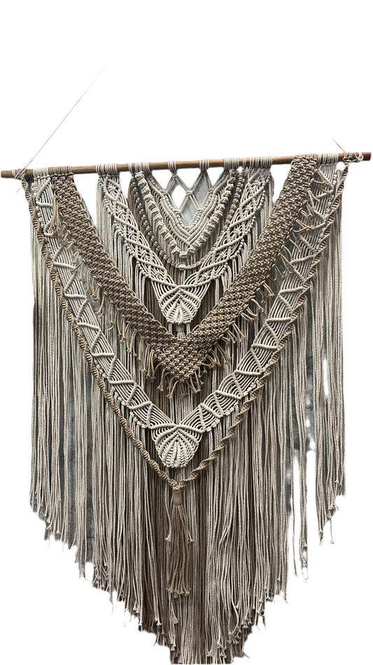 Macrame Beige Wall Hanging
