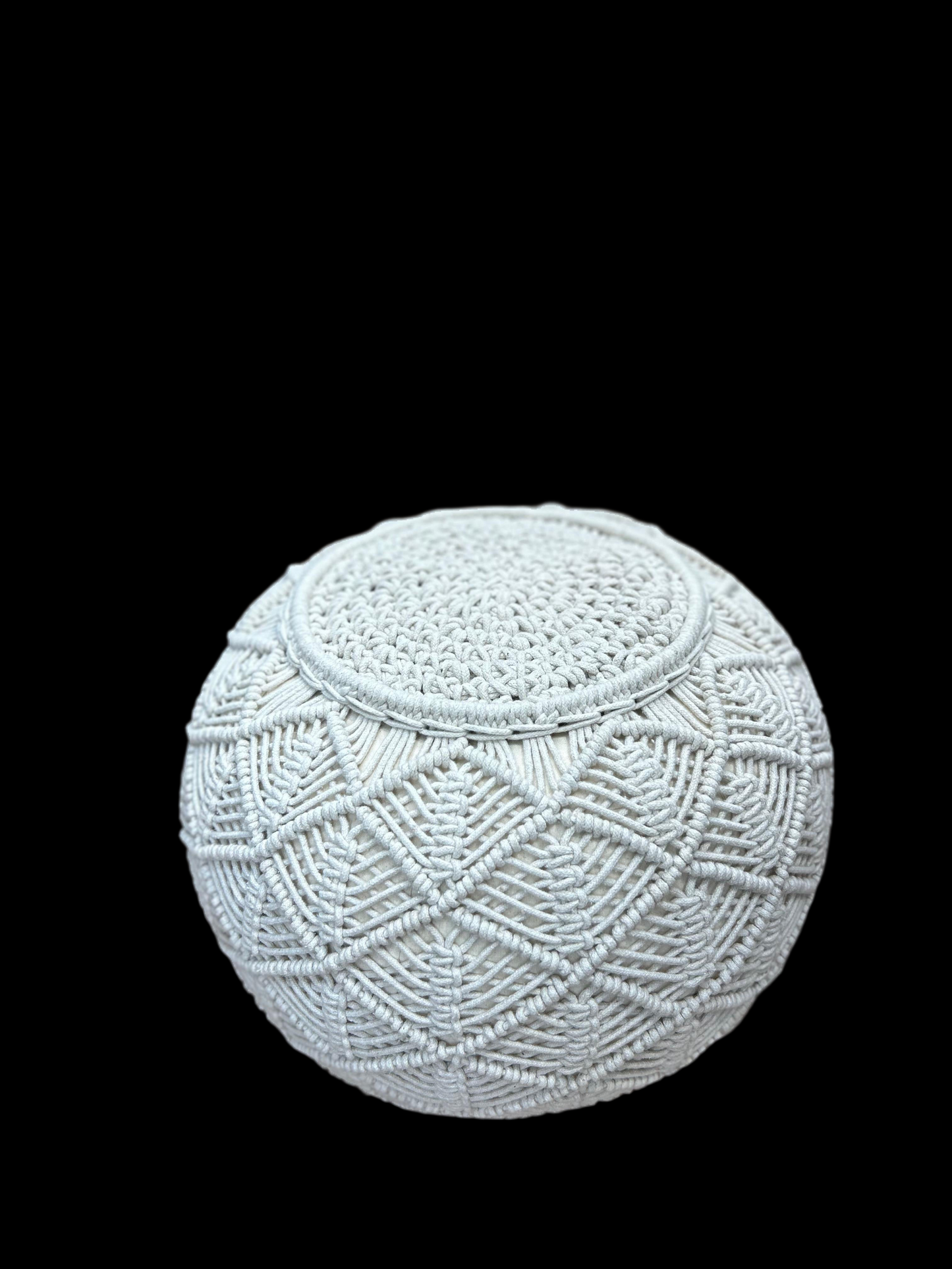 Macrame Pouff