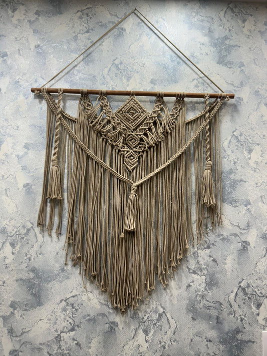 Macrame Beige Wall Hanging