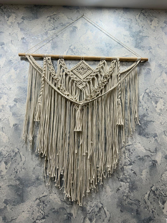 Macrame Off White Wall Hanging
