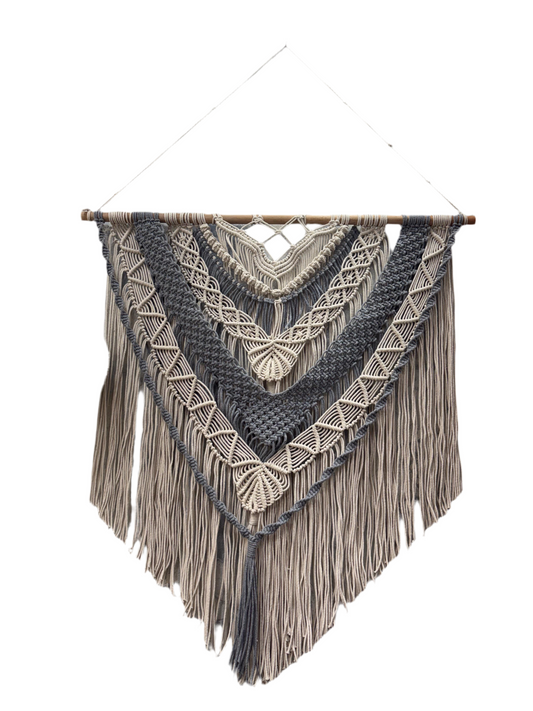 Macrame Grey Wall Hanging