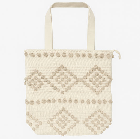 16*16 Triple Diamond Boho Tote Bag