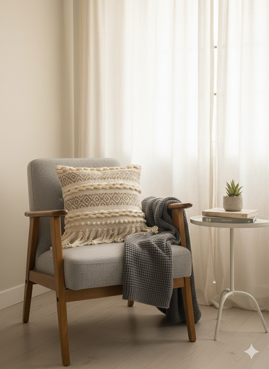 Double Knot Diamond Boho Cushion Cover