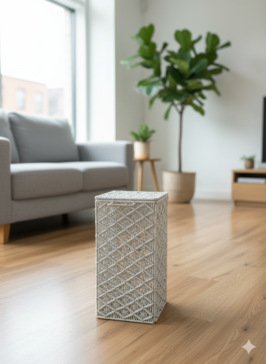 Macrame Laundry Basket