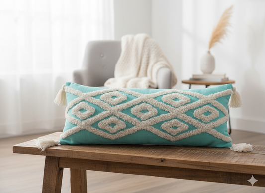 Teel Green White Diamond Lumbar