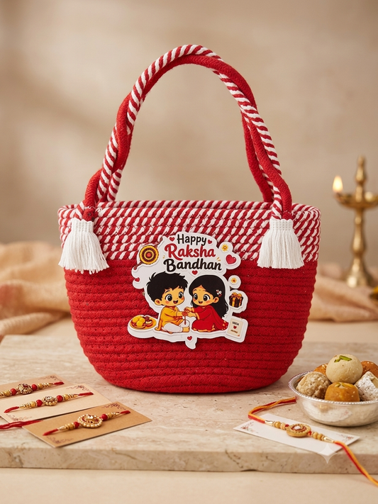Rakshabandhan Basket Red