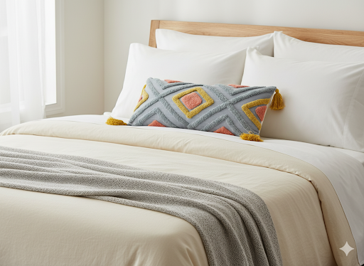 Grey Mustard Diamond Lumbar