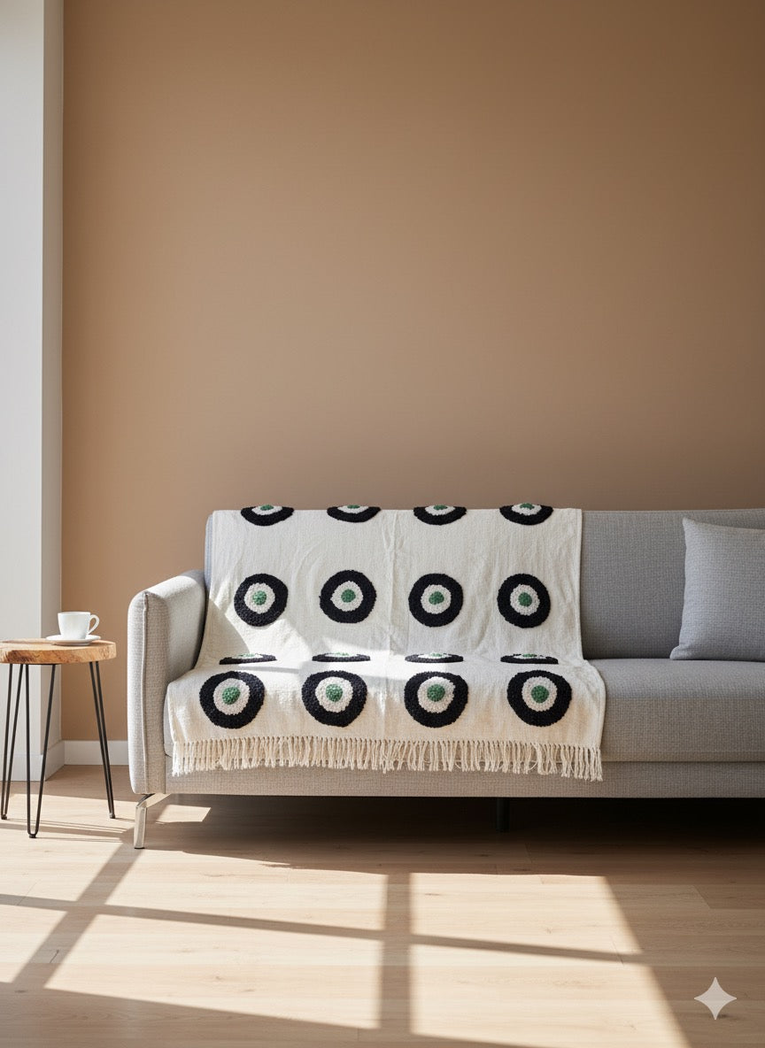 Evil Eye Sofa Throw