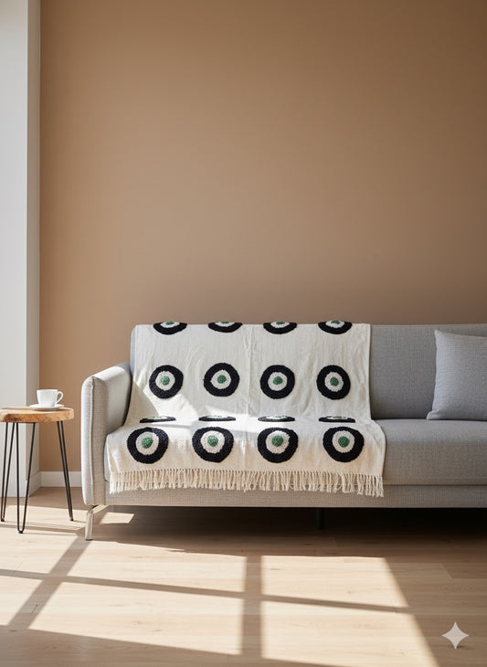 Evil Eye Sofa Throw
