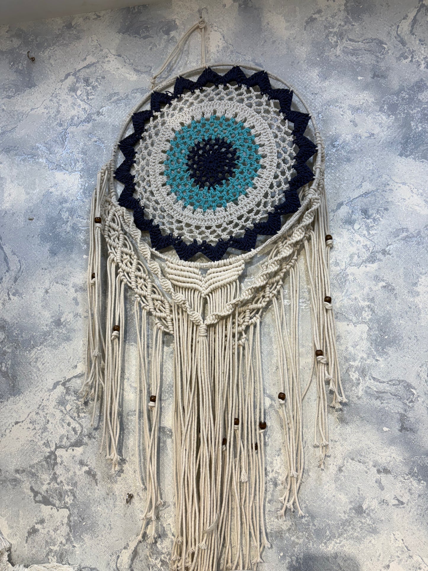 Macrame Evil Eye Dream Catcher